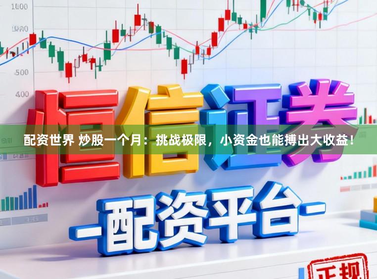 配资世界 炒股一个月：挑战极限，小资金也能搏出大收益！