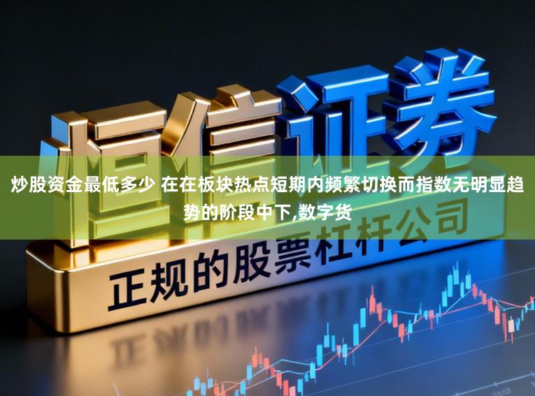 炒股资金最低多少 在在板块热点短期内频繁切换而指数无明显趋势的阶段中下,数字货