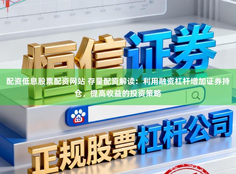 配资低息股票配资网站 存量配资解读：利用融资杠杆增加证券持仓，提高收益的投资策略